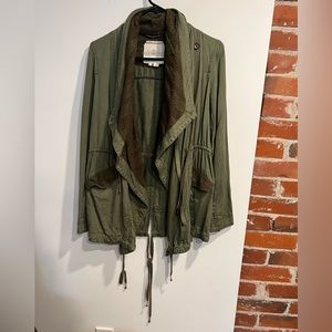 Olive Green Urban Outfitters Jacket Sweatshirt, XS, cargo & lace, cyber Monday